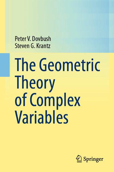 The Geometric Theory of Complex Variables - book cover